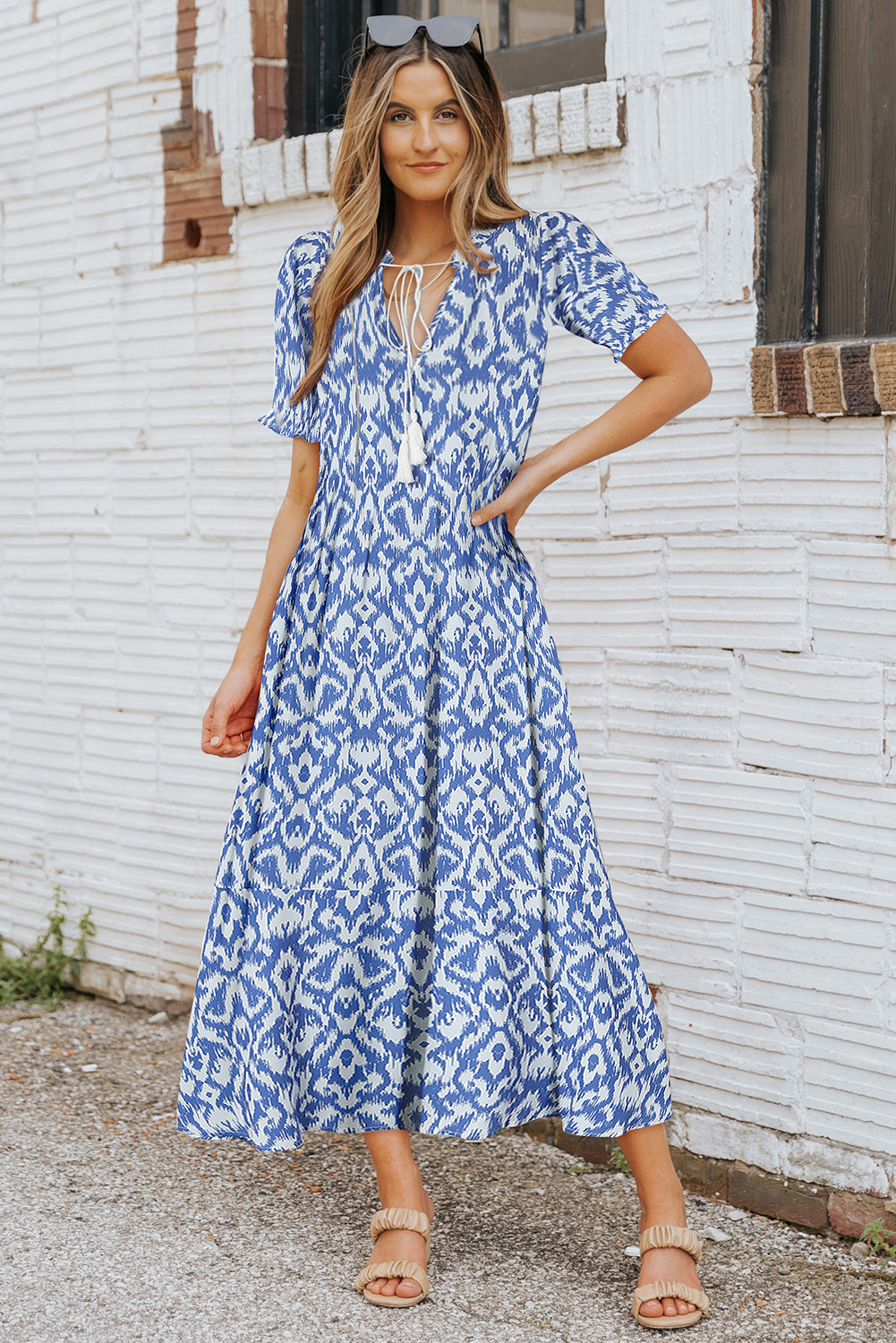 Maje Rockilana Geometric Print Dress | Bloomingdale's